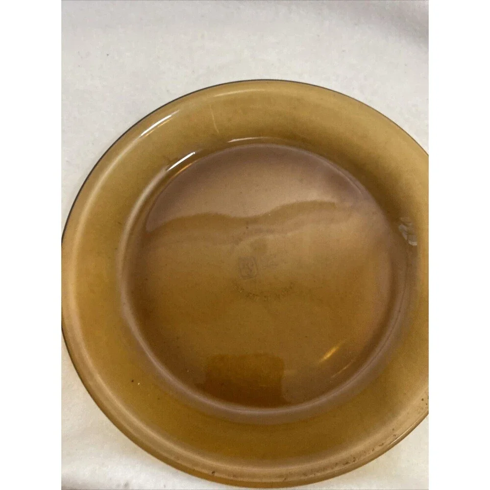 Anchor Hocking Amber Glass Pie Plate 9